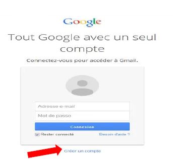 Création Compte Gmail 1