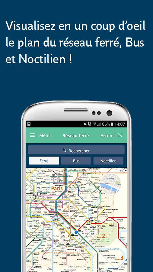 Capture application RATP 1