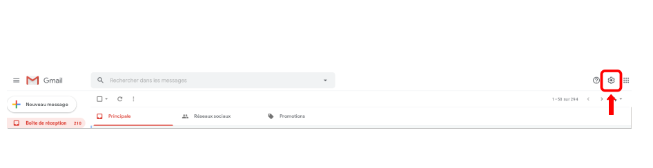 Signature Gmail Etape 1